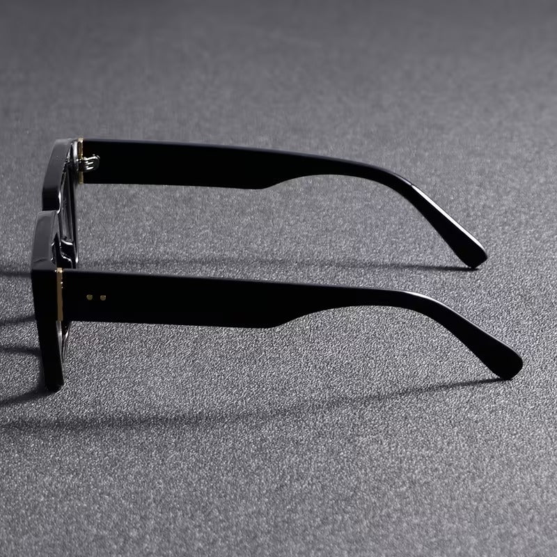 Bold Black Frame Fashion Glasses for Men & Women