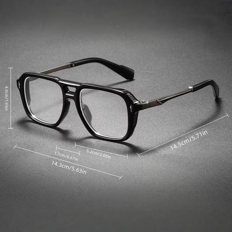 Vintage Double Bridge Fashion Glasses For Men and Women