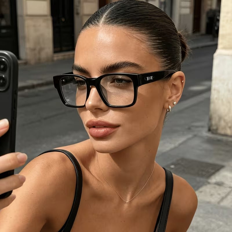 Square Clear Lens Glasses for Men and Women