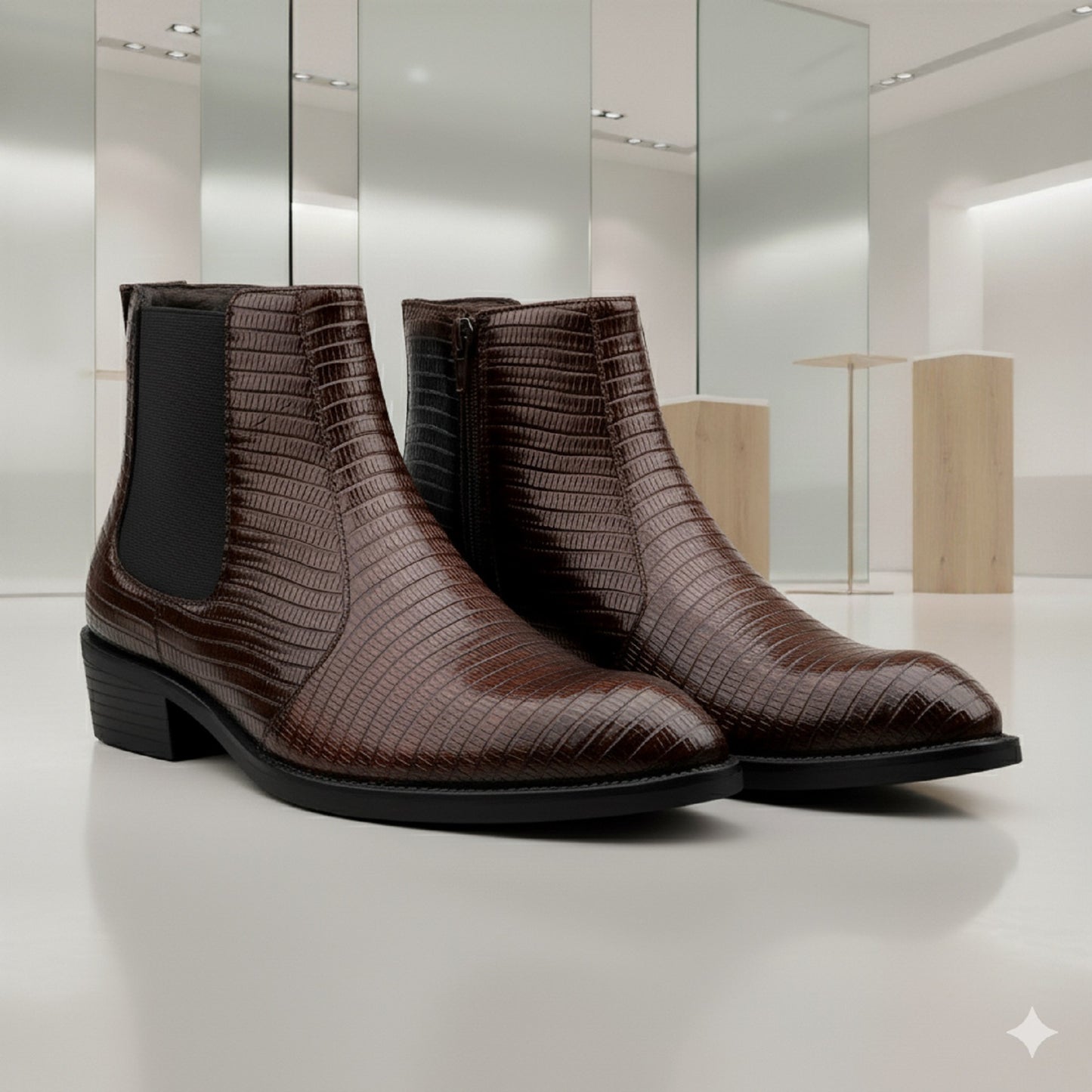 JonasParamount Brown Classic Chelsea Boots