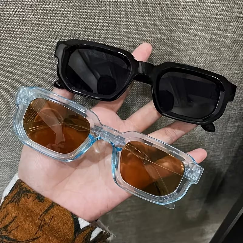 Thick Frame UV400 Fashion Square Shades for Men & Women