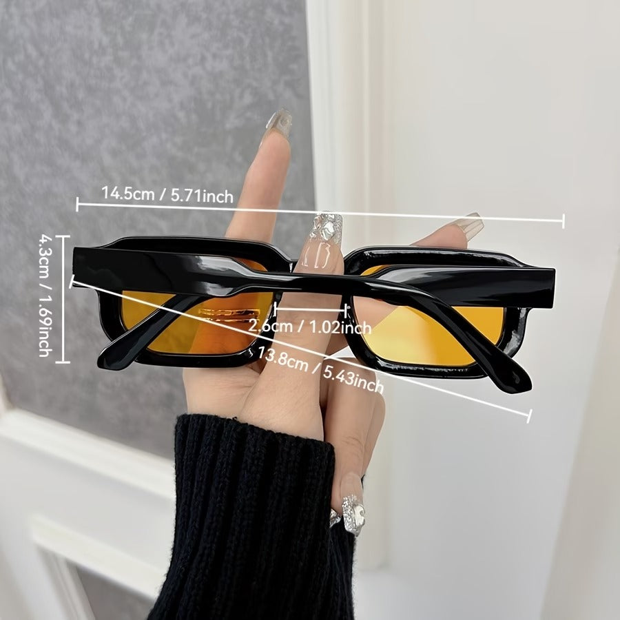 Thick Frame UV400 Fashion Square Shades for Men & Women