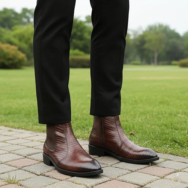 JonasParamount Brown Classic Chelsea Boots