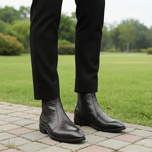 JonasParamount Black Classic Chelsea Boots