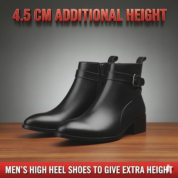 JonasParamount Black Ankle Boots for Men