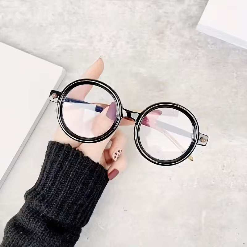 Retro Round Frame Glasses for Men & Women