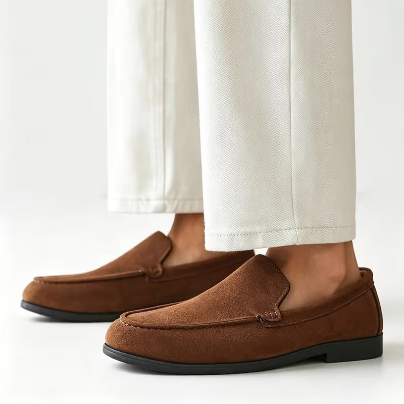 Men’s Genuine Leather Loafers | Premium Slip-On Shoes