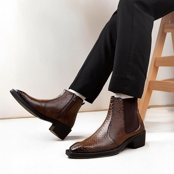JonasParamount Men’s Textured Chelsea Boots