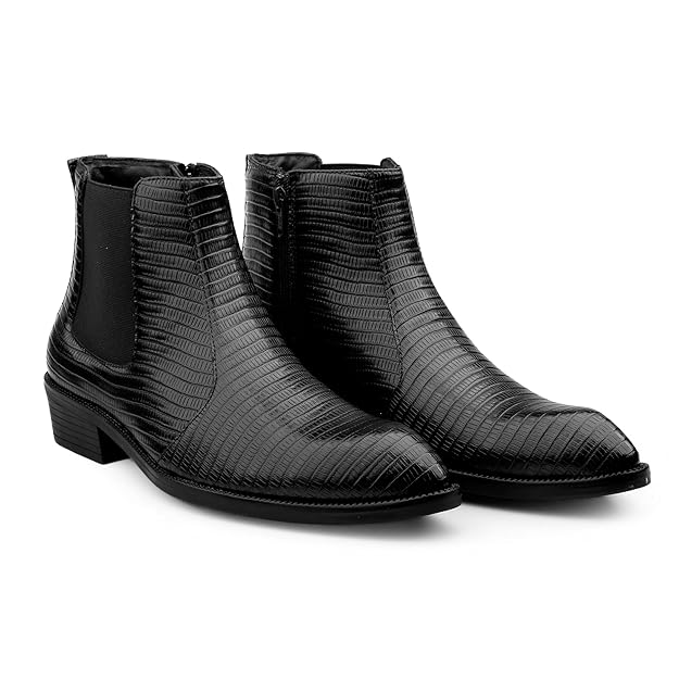 JonasParamount Black Classic Chelsea Boots