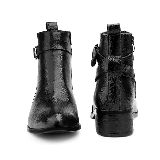 JonasParamount Black Ankle Boots for Men