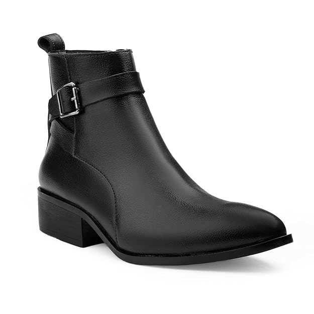 JonasParamount Black Ankle Boots for Men