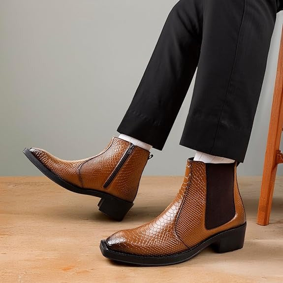 JonasParamount Men’s Textured Chelsea Boots