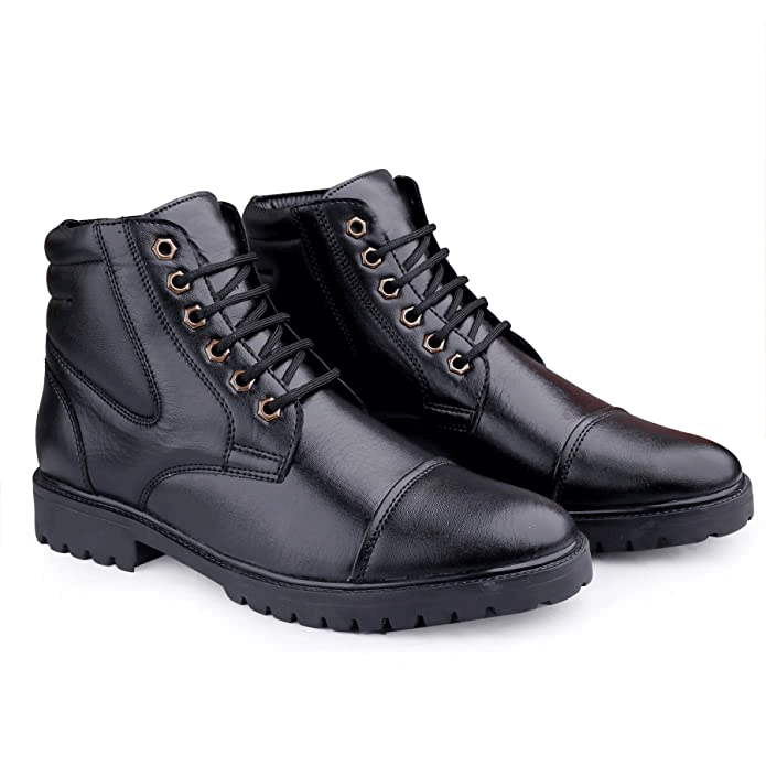 Trendy Casual Lace-Up Boot For Men's-JonasParamount