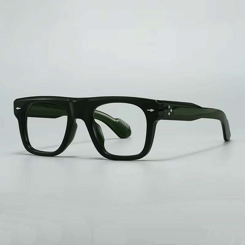 Thick Square Eyeglasses Frame for Men and Women