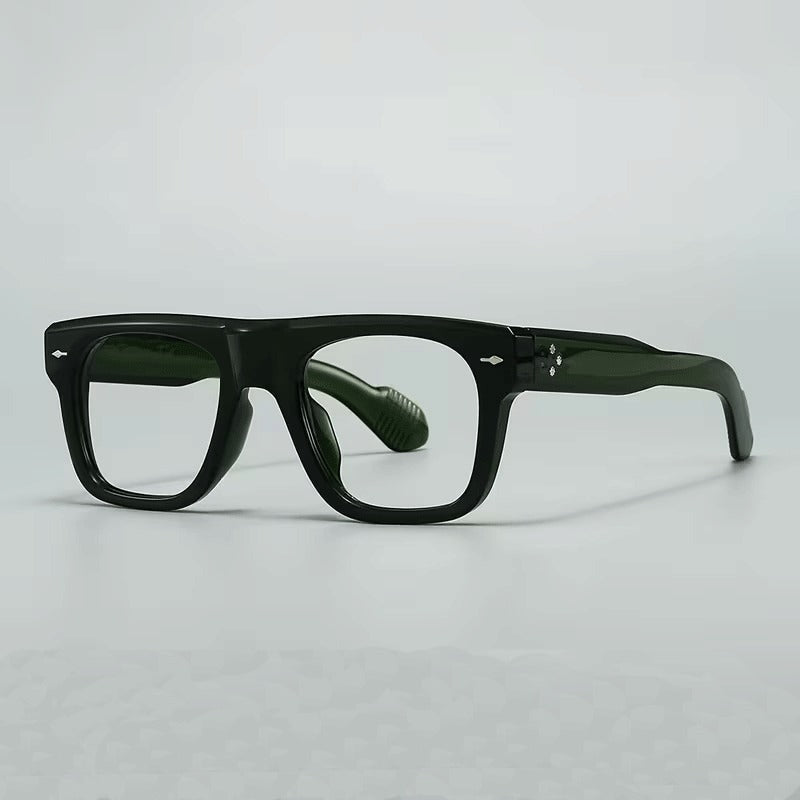 Thick Square Eyeglasses Frame for Men and Women