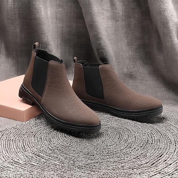 JonasParamount Brown Men’s Suede Chelsea Boots