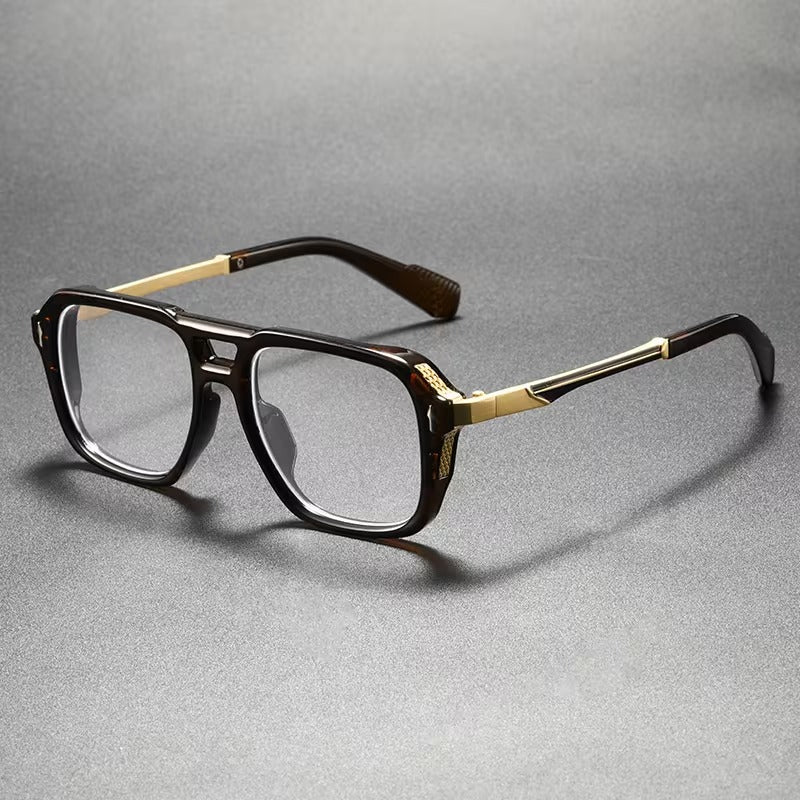 Vintage Double Bridge Fashion Glasses For Men and Women
