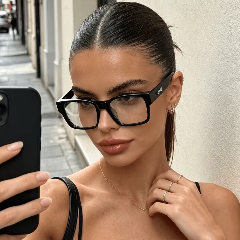 Square Clear Lens Glasses for Men and Women