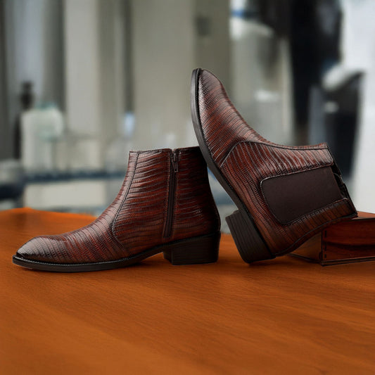 JonasParamount Brown Classic Chelsea Boots
