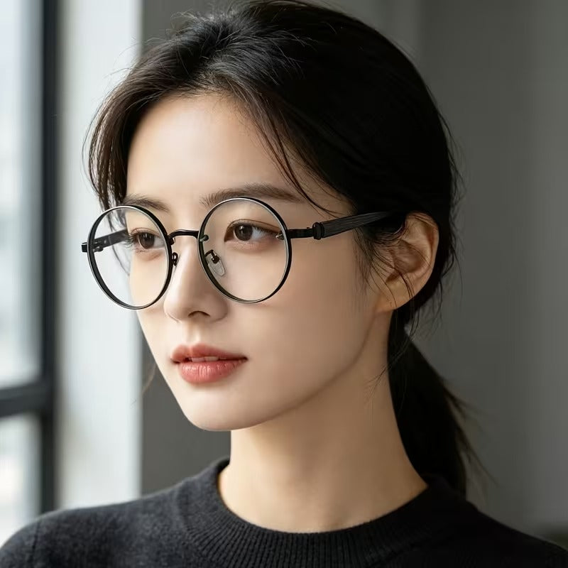 Round Metal Frame Glasses for Men & Women