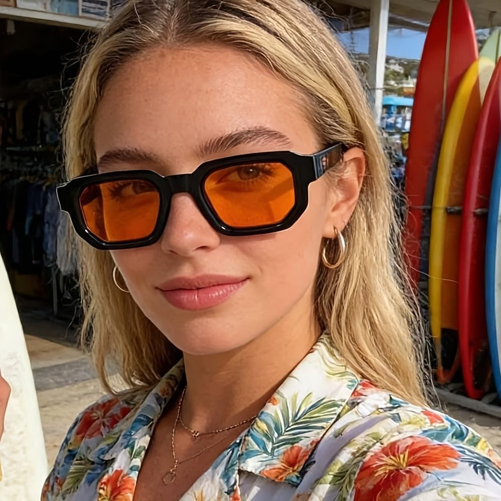Thick Frame UV400 Fashion Square Shades for Men & Women