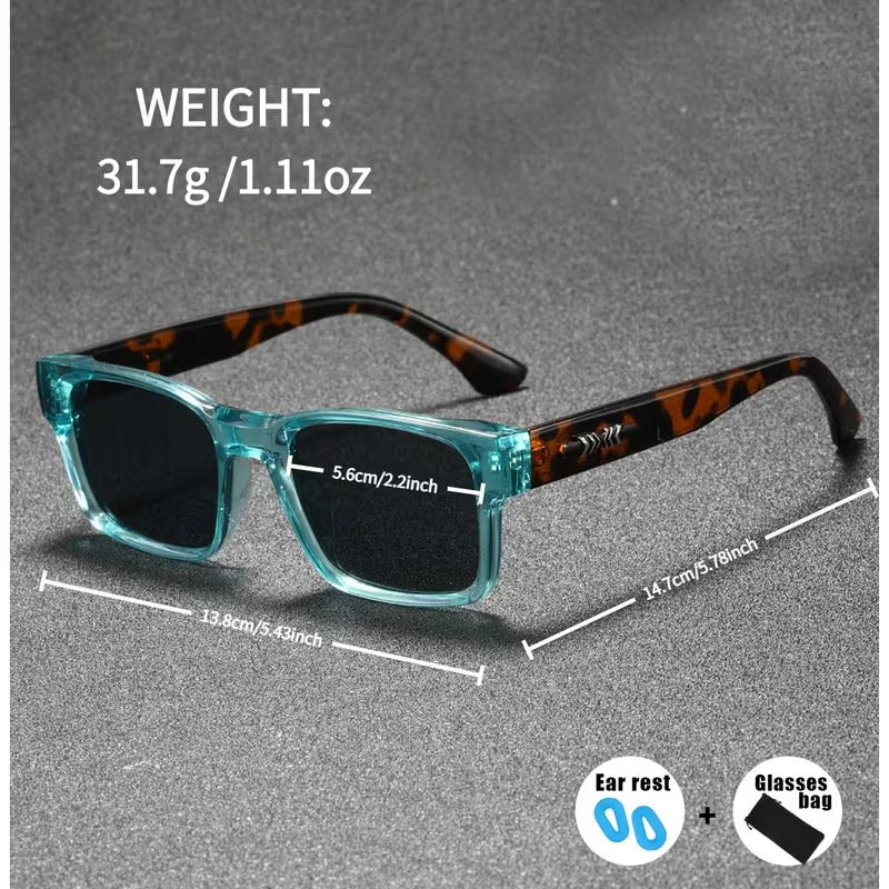 Premium Square UV400 Sunglasses for Men & Women | Lightweight Full Frame