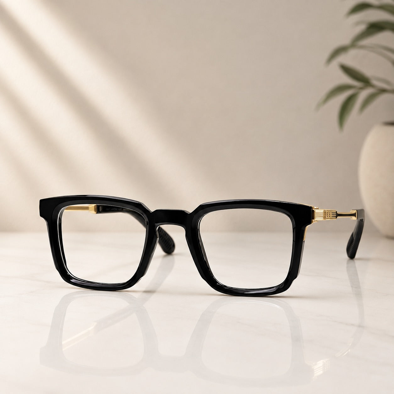 Metal Frame Square Sunglasses for Men and Women