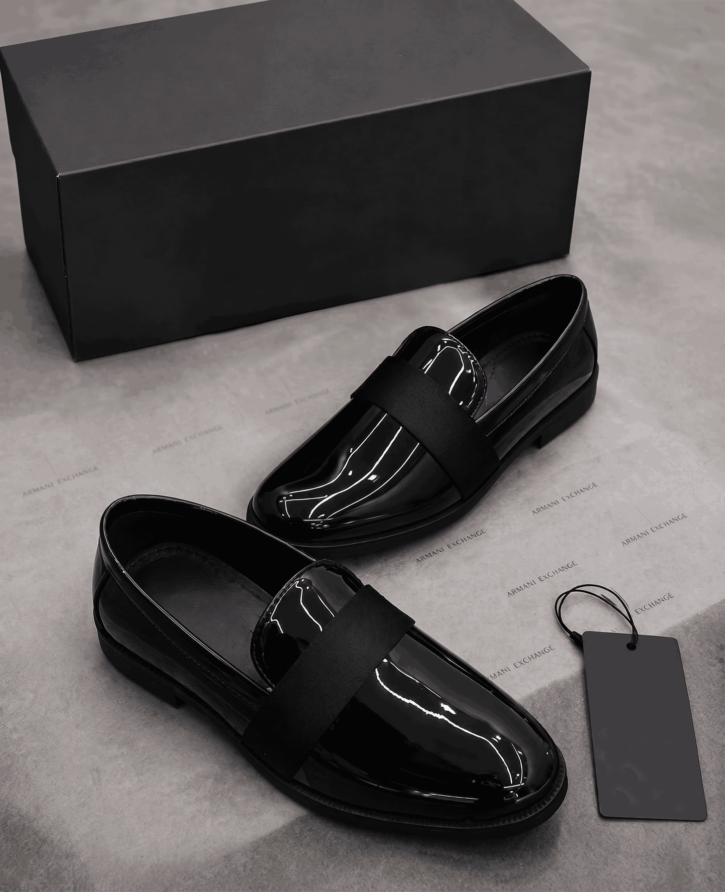 Premium Men's Patent Leather Loafers | Handmade Formal Slip-On Shoes