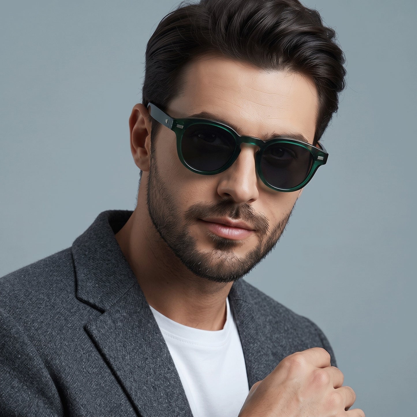 Premium TR90 Round Optical Eyeglass Frame for Men & Women