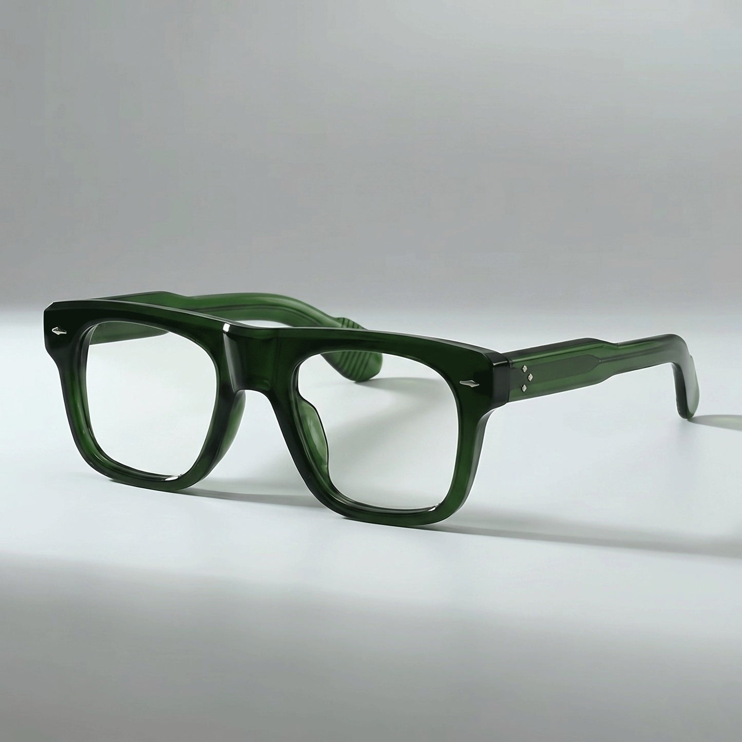 Thick Square Eyeglasses Frame for Men and Women