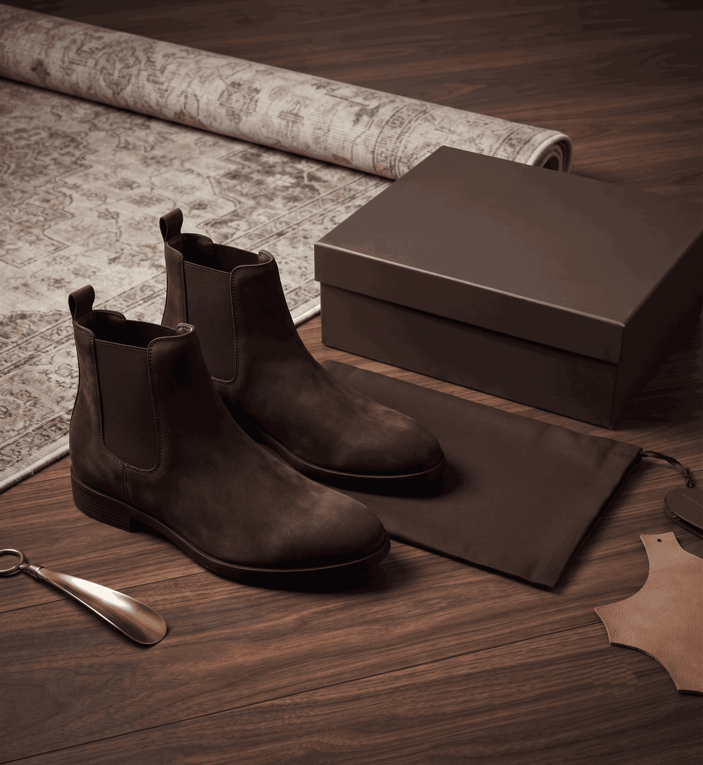 Premium Men's Suede Chelsea Boots | Casual Ankle Boots