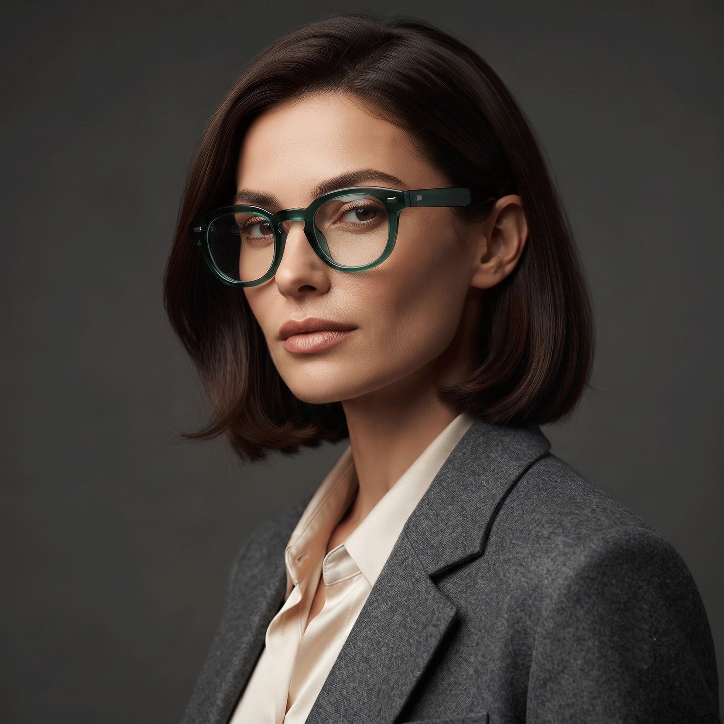 Premium TR90 Round Optical Eyeglass Frame for Men & Women