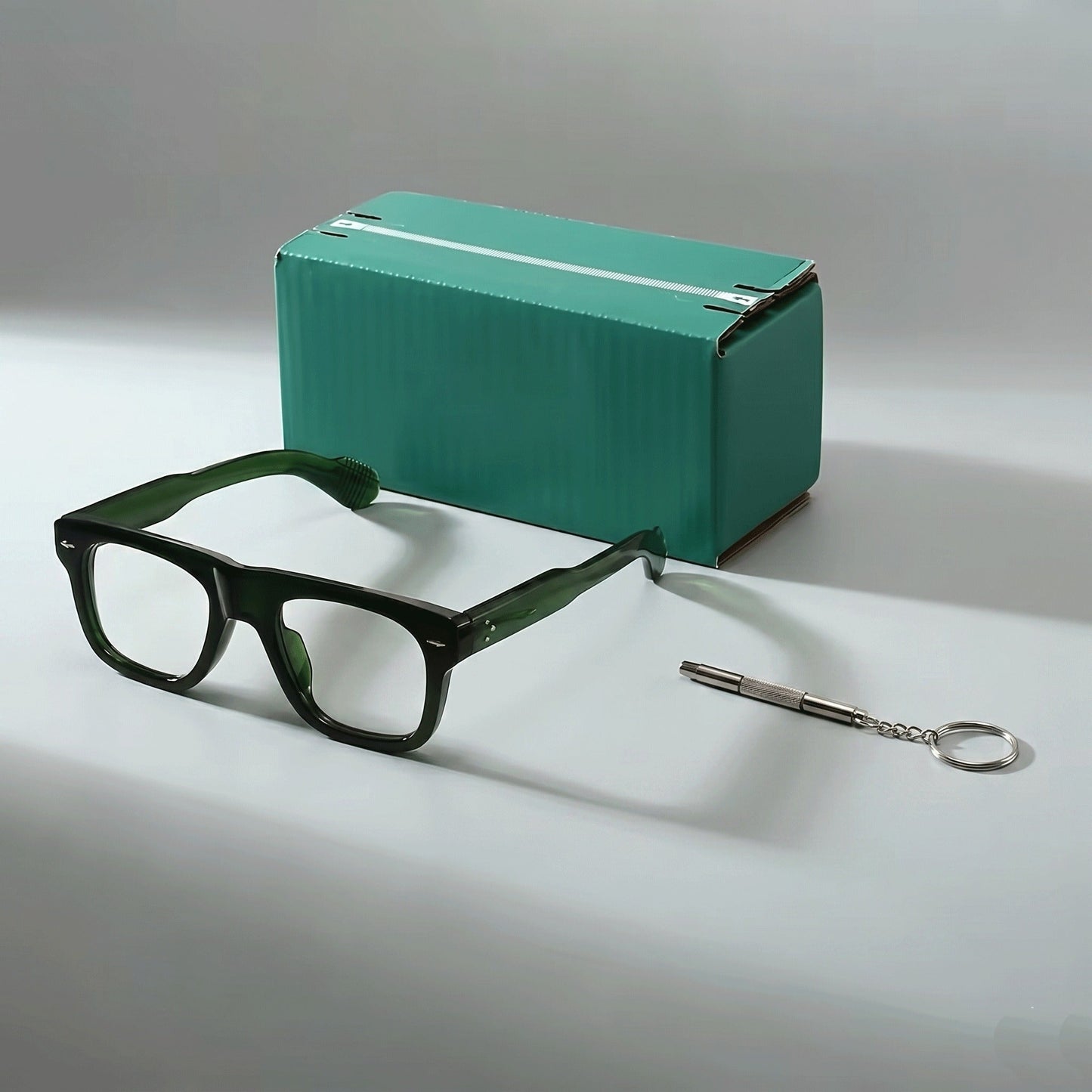 Thick Square Eyeglasses Frame for Men and Women