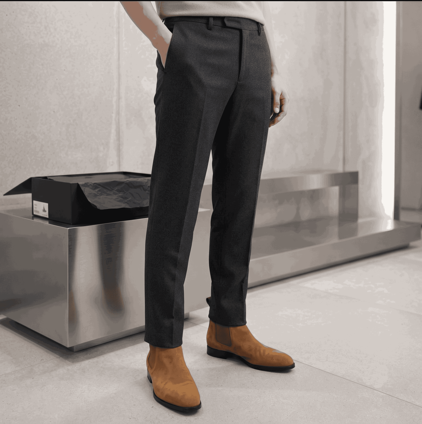 Premium Men's Suede Chelsea Boots | Casual Ankle Boots