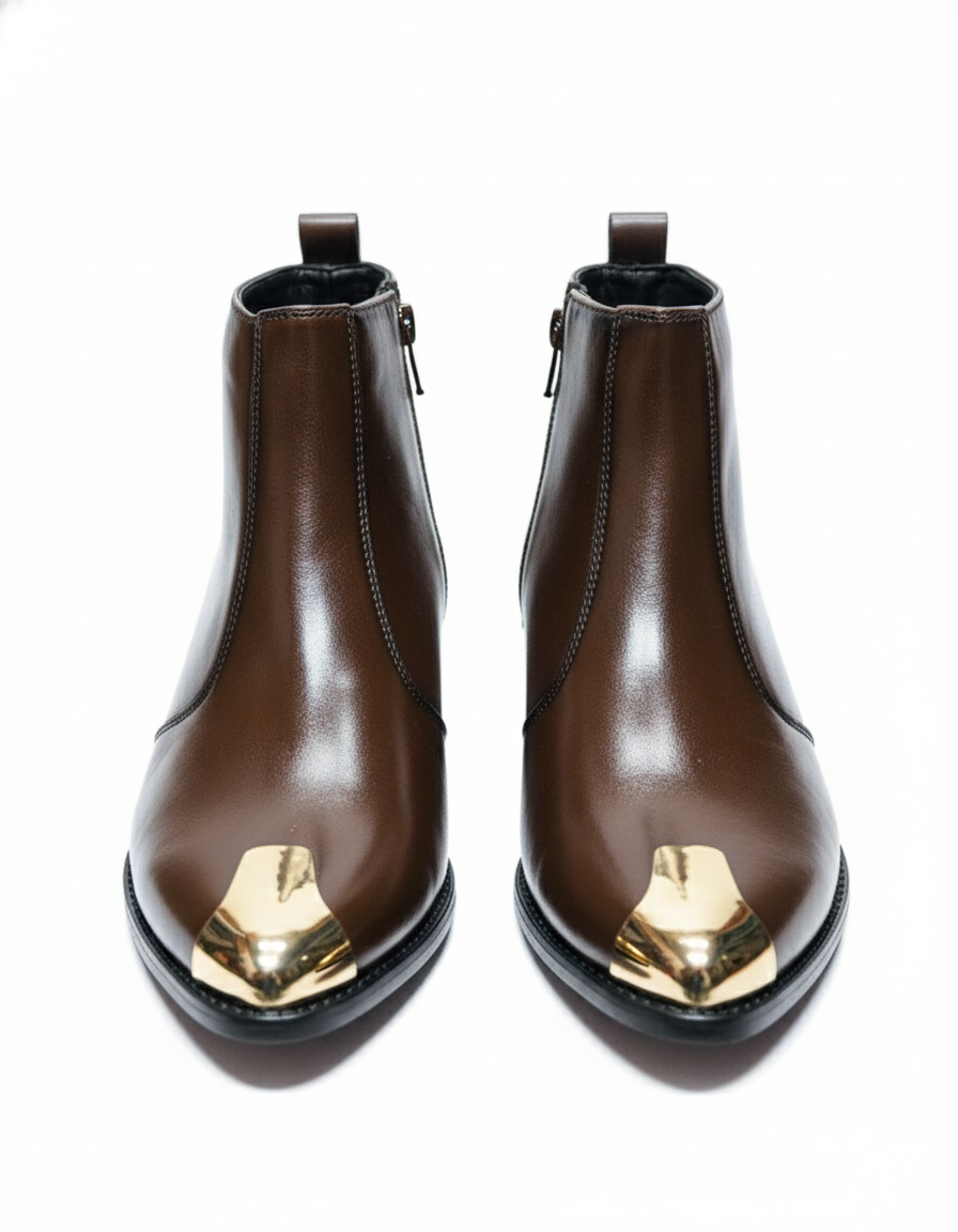 JonasParamount Metal Toe Chelsea Boots for Men