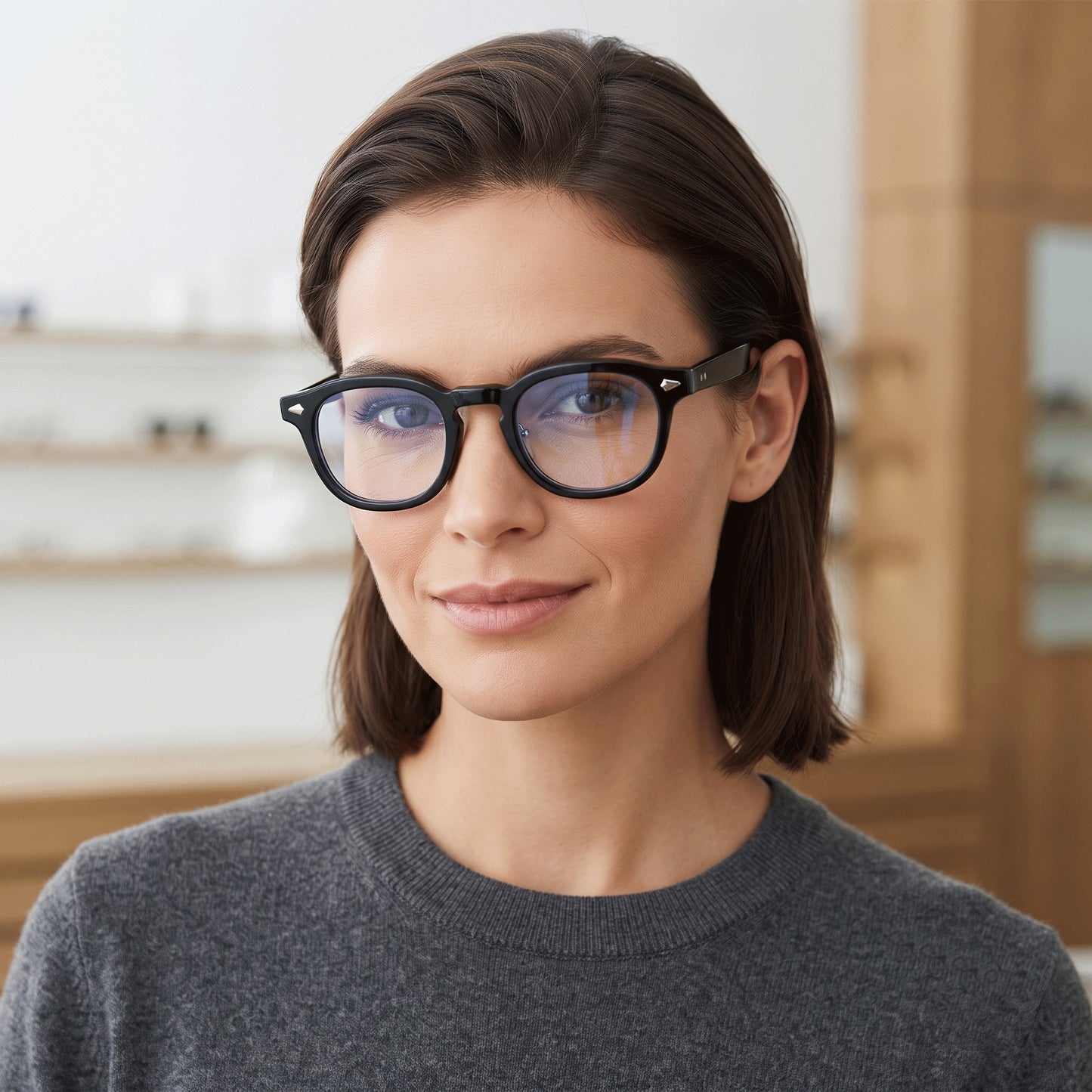 Classic Vintage Rivet Round Sunglasses for Men & Women | UV400 TAC Lenses