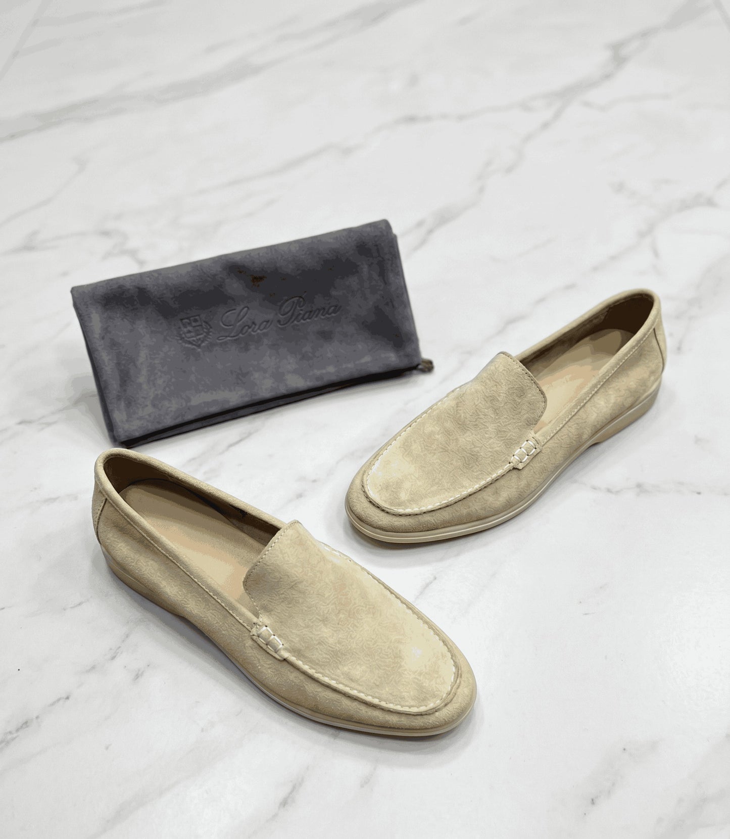 Premium Suede Leather Slip-On Loafers for Men – Luxury Casual Sneakers