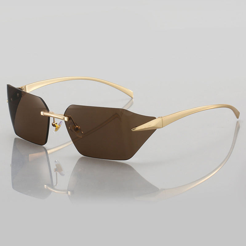 BladeEdge Rimless Sunglasses for Men and Women