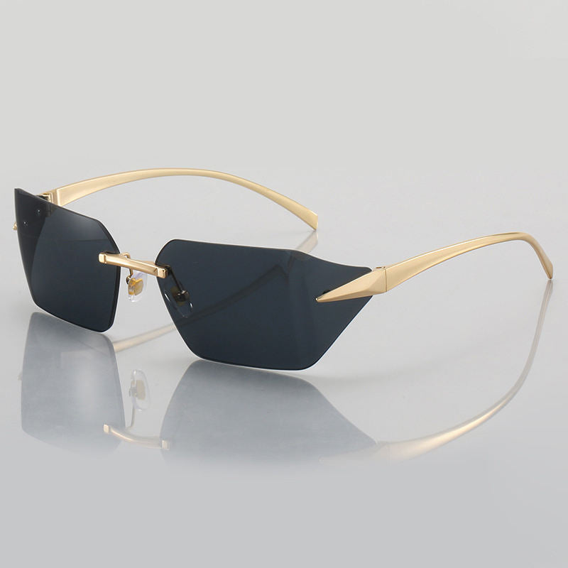 BladeEdge Rimless Sunglasses for Men and Women