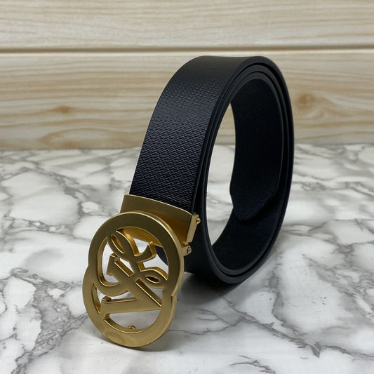 VSL Round Pin Buckle With Leather Strap-JonasParamount