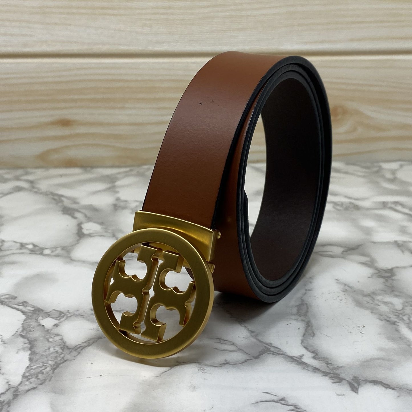 Classy Round Formal Leather Strap Belt-JonasParamount