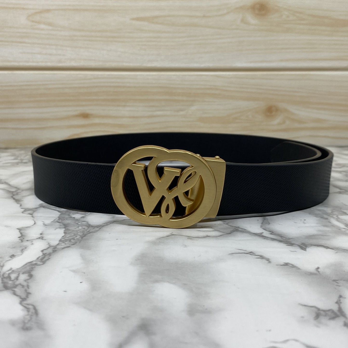 VSL Round Pin Buckle With Leather Strap-JonasParamount