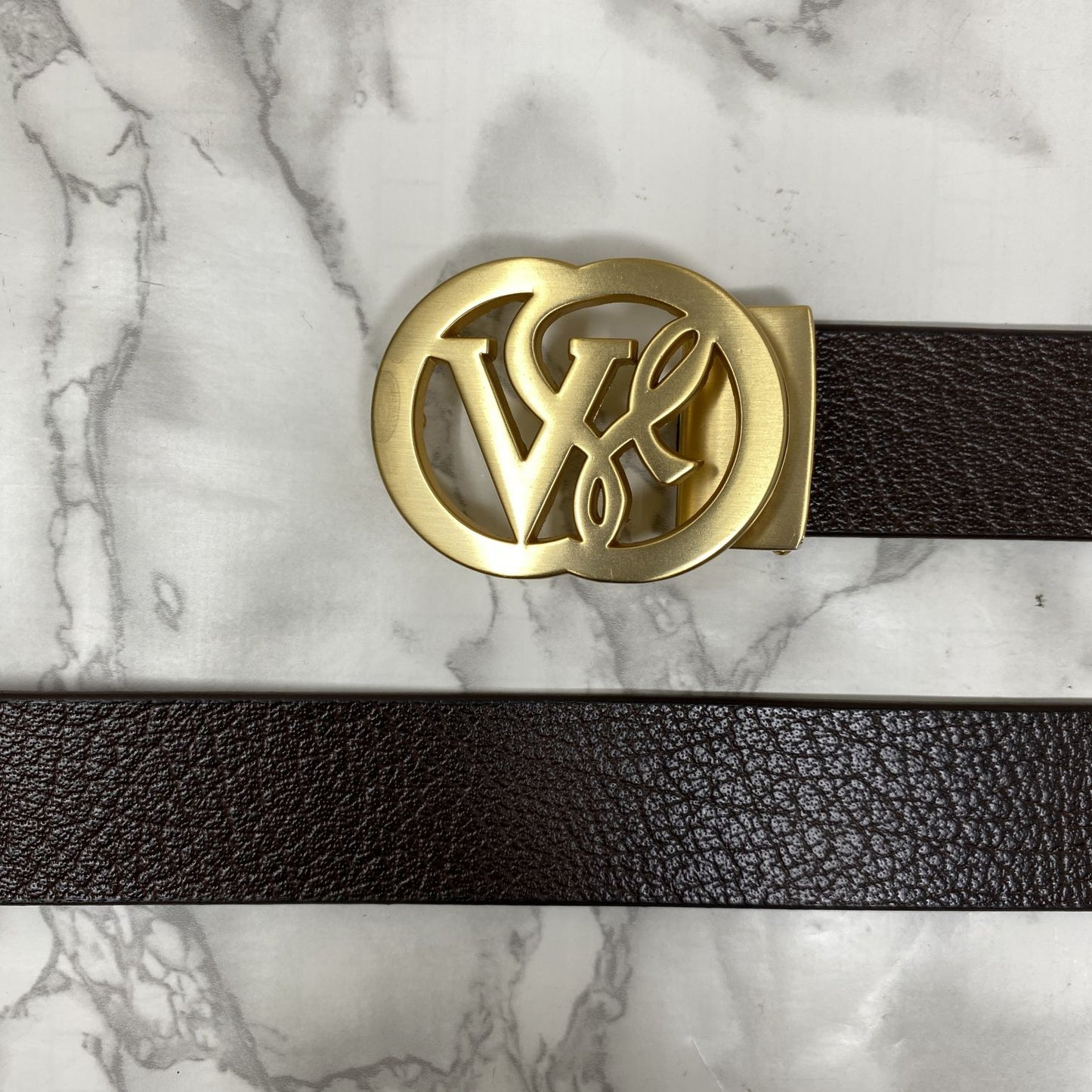 VSL Round Pin Buckle With Leather Strap-JonasParamount