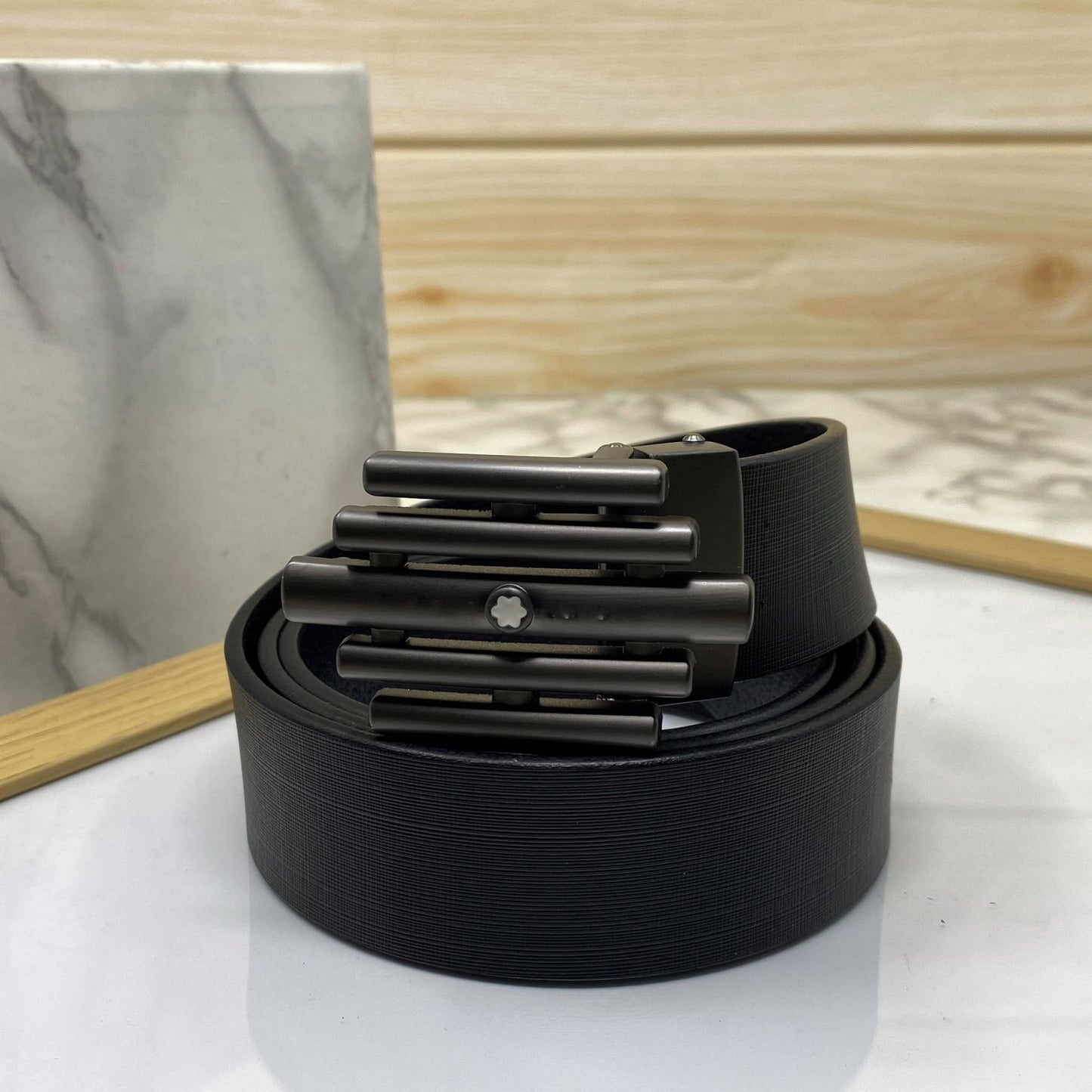 Stylish Formal Leather Strap Belt For Men-JonasParamount