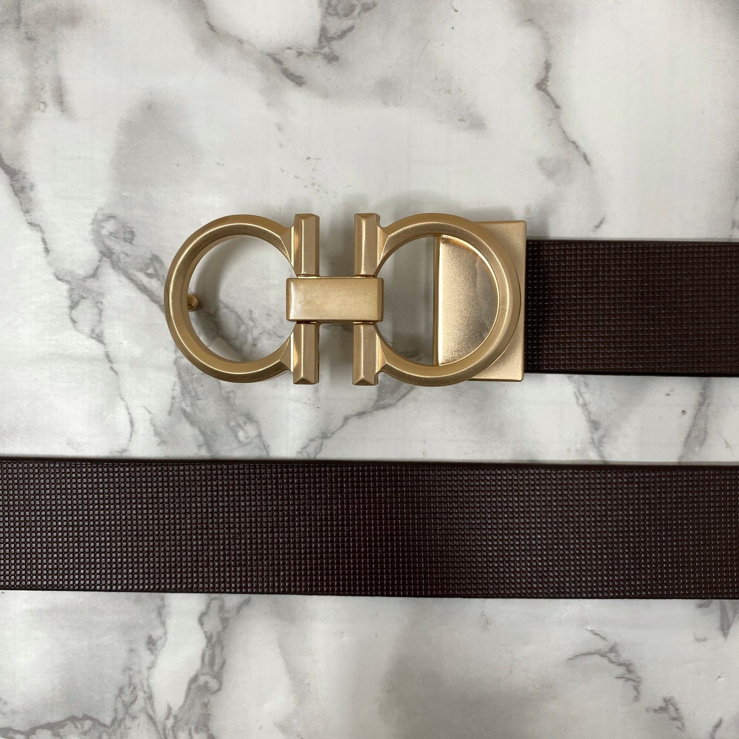 Classic 8 Pattern Formal Design Leather Strap Belt -JonasParamount