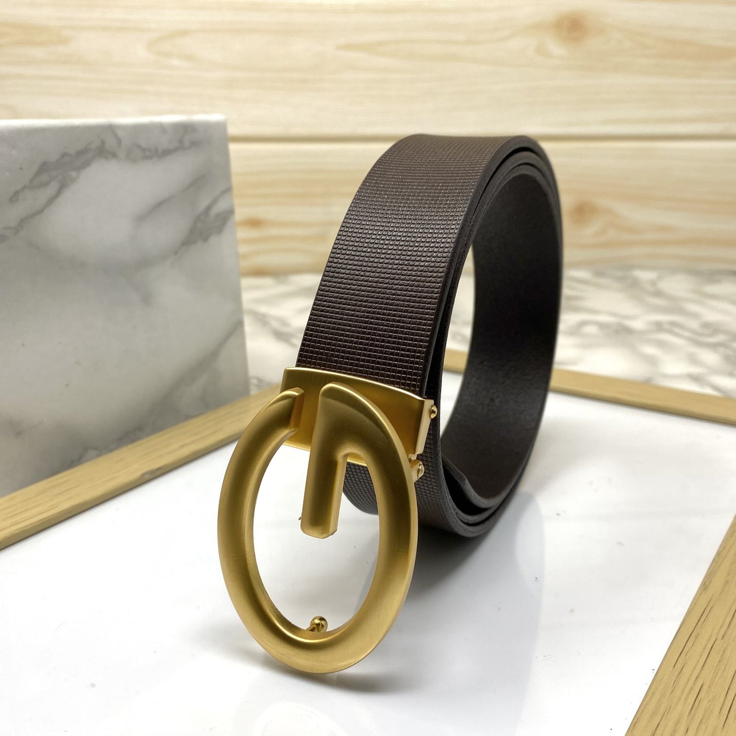 Simple G-Design Formal and Leather Strap Belt-JonasParamount