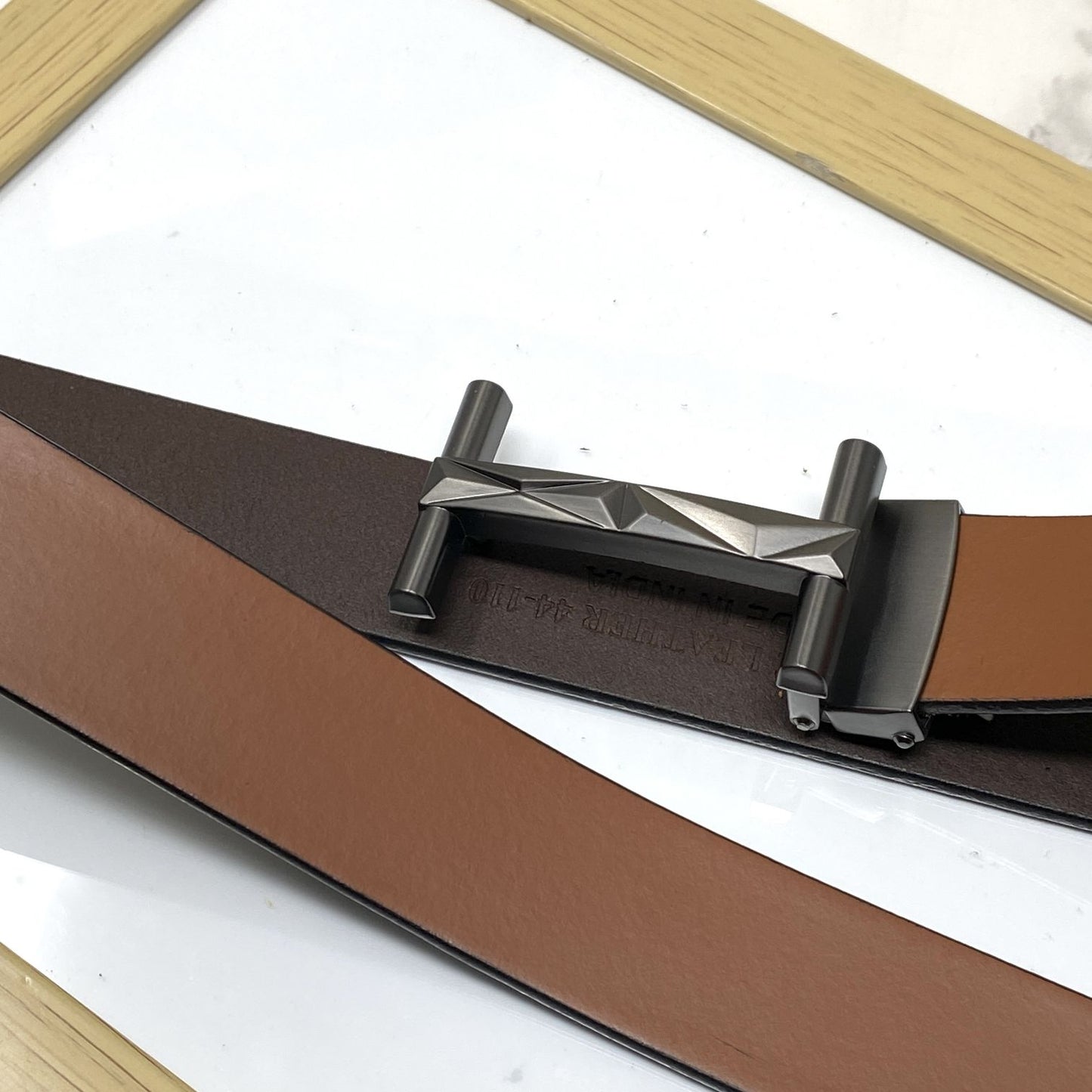New Arrival H- Pattern Formal and Casual Leather Strap Belt-JonasParamount