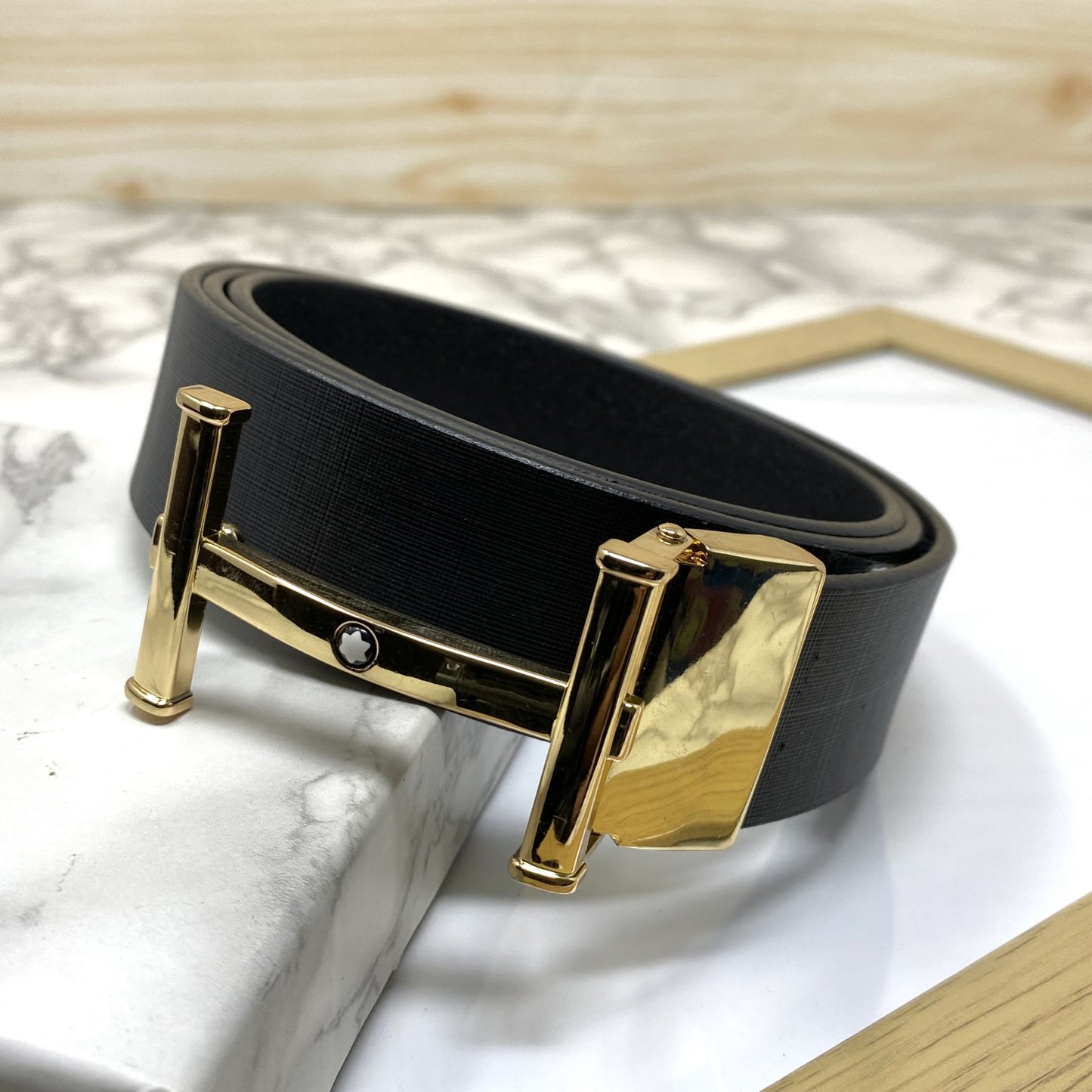H-Point Premium Quality Leather Strap Belt-JonasParamount