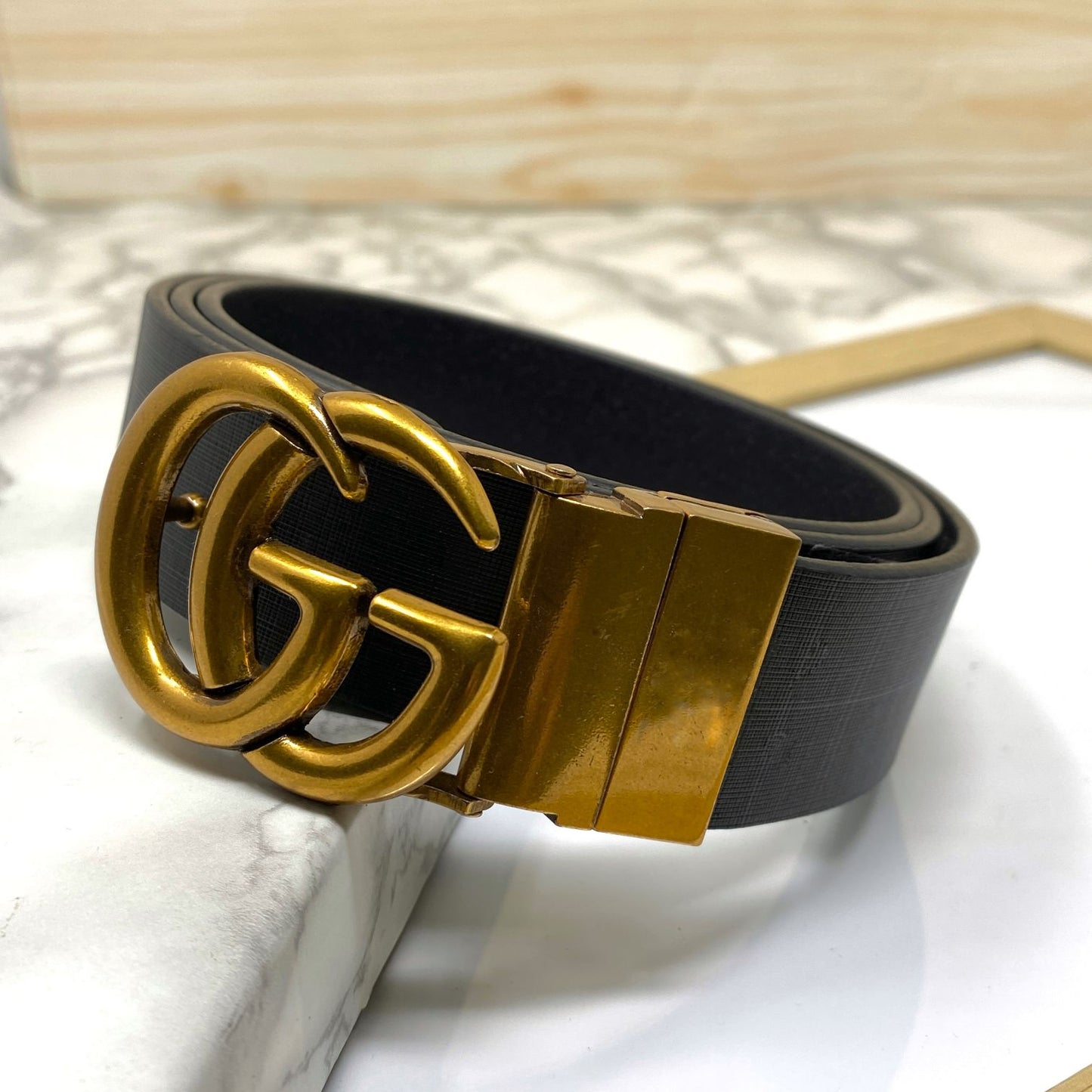 Formal and Casual GG Leather Strap Belt-JonasParamount