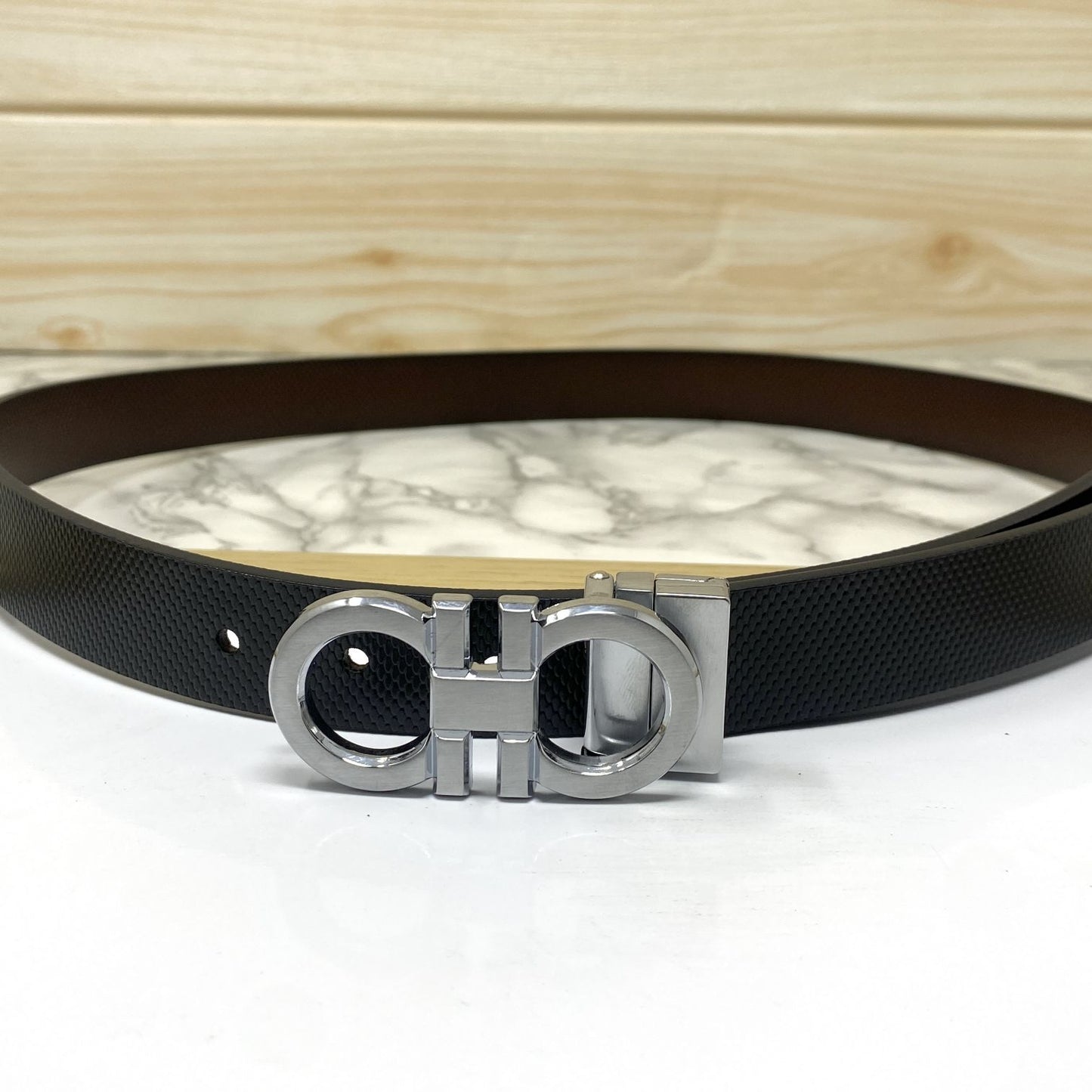 Small Design Formal and Casual Reversible Belt -JonasParamount